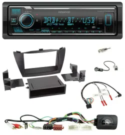 Автомагнитола Kenwood для Hyundai Tucson (2010–2015) Bluetooth, DAB, USB, поддержка кнопок на руле