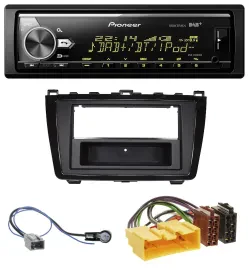 Автомагнитола для Mazda 6 (2008–2012) Pioneer Bluetooth, USB, DAB, MP3, глянцевая