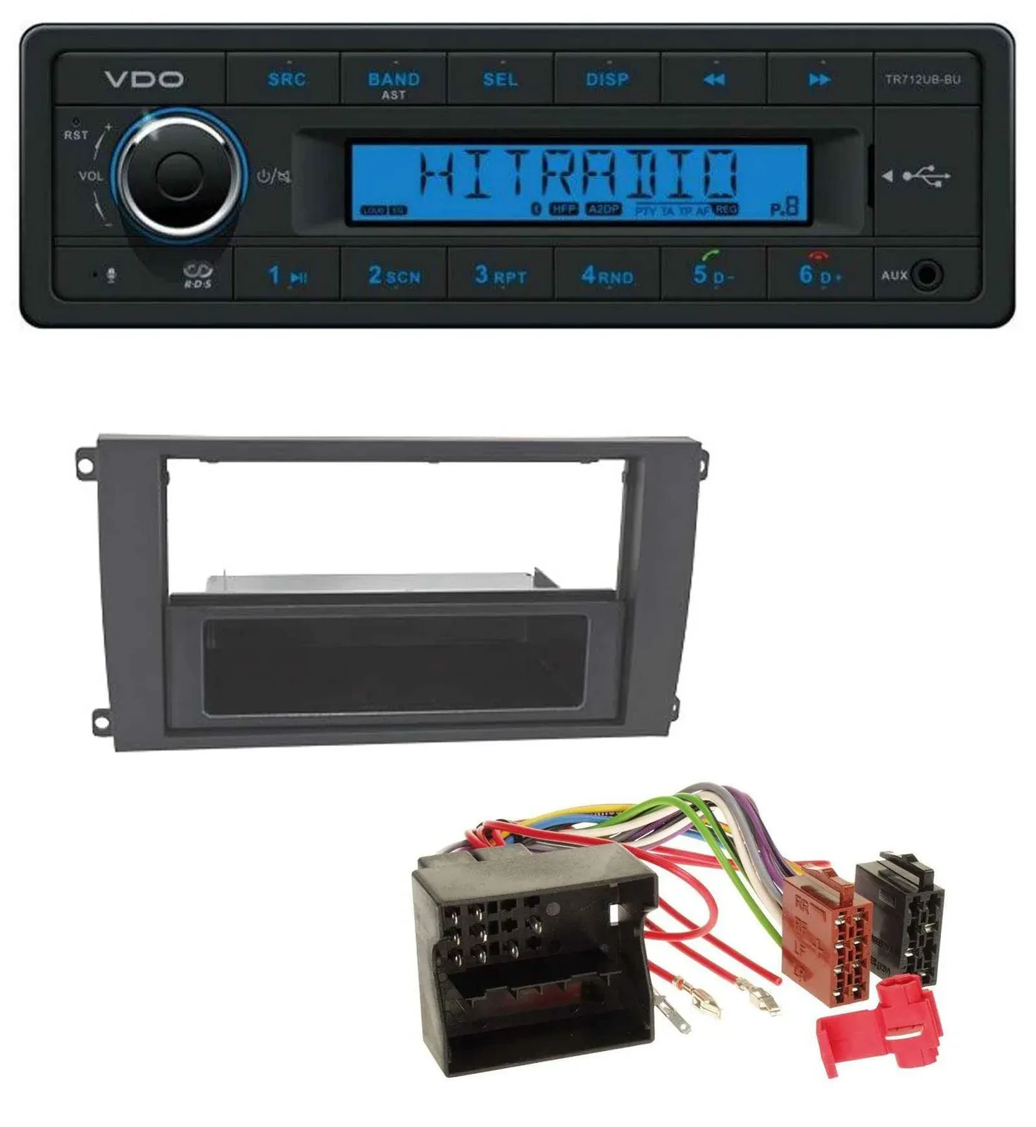 Автомагнитола для Porsche Cayenne (2007–2010) VDO Bluetooth AUX USB MP3