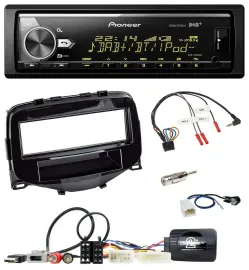 Pioneer Bluetooth USB DAB Lenkrad Autoradio für Toyota Aygo 2014-2021