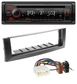 Kenwood MP3 CD USB Bluetooth DAB Autoradio für Mitsubishi Colt (2004-2008)