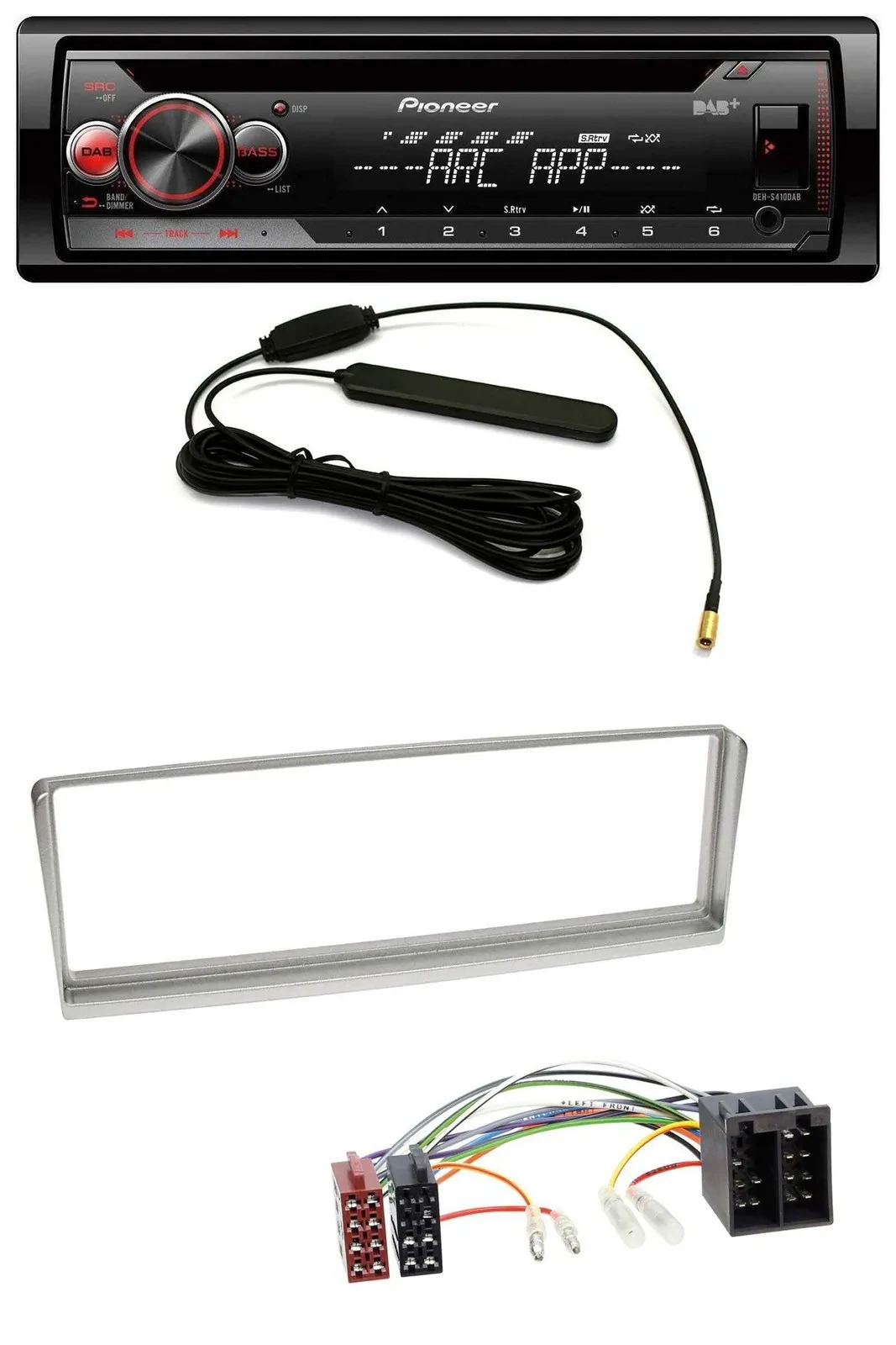 Pioneer CD USB AUX DAB MP3 Autoradio für Alfa Romeo 156 (2001-2003)