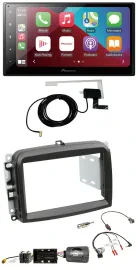 Pioneer USB Bluetooth DAB Lenkrad 2DIN Autoradio für Fiat 500 L ab 2012