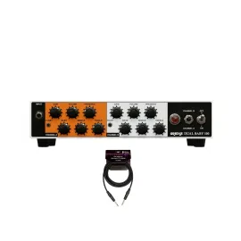 Orange Dual Baby 100 White Guitar Head and 10 Feet TS Guitar Cable Bundle