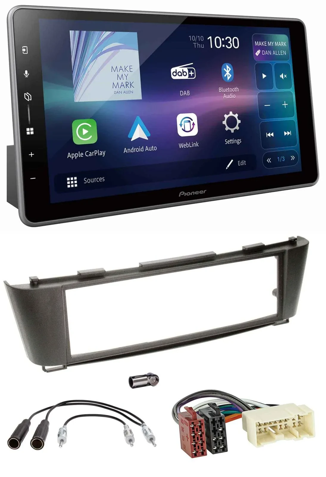 Автомагнитола Pioneer Bluetooth, USB, DAB, MP3 для Nissan Almera (с 2003)