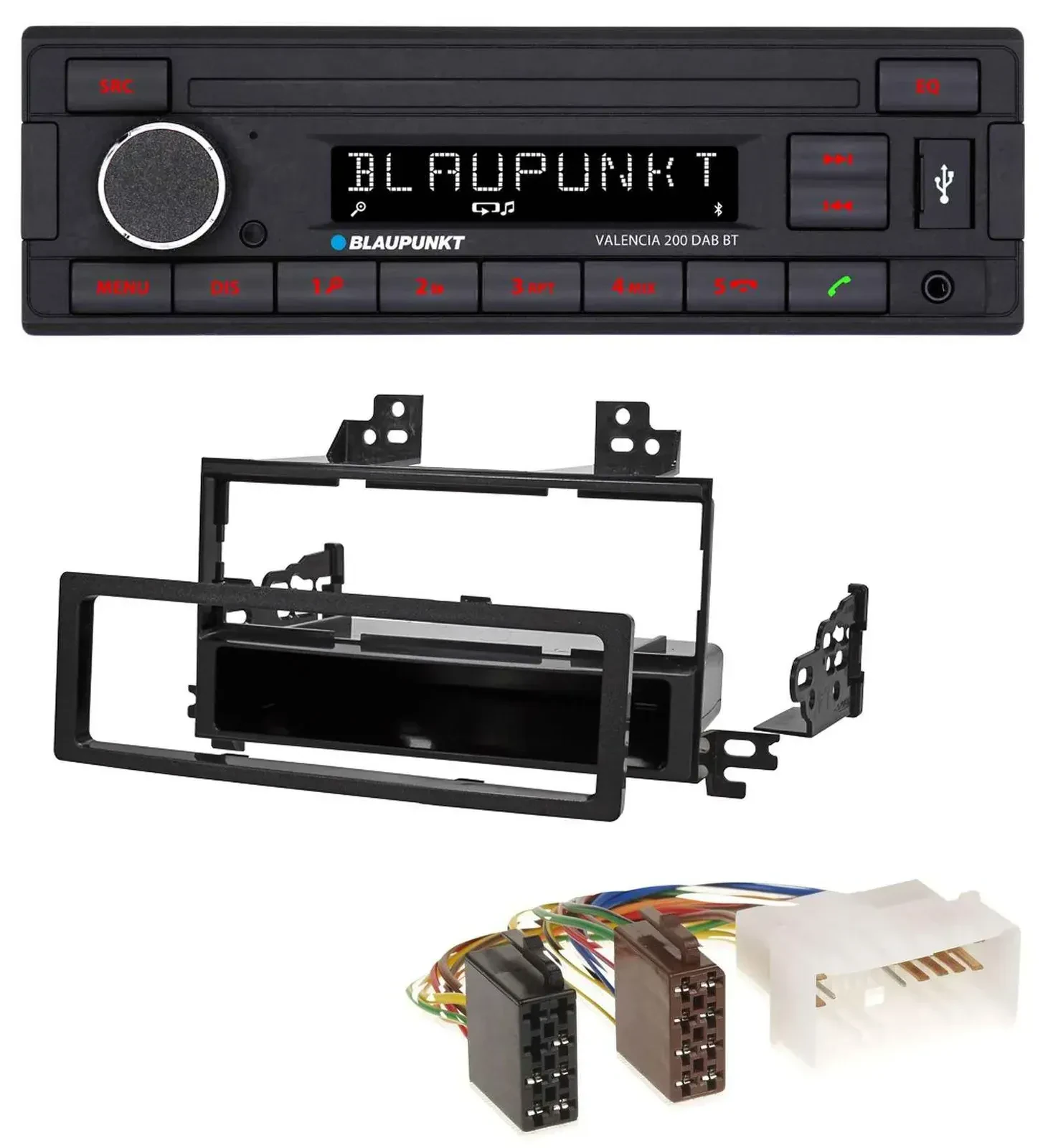 Blaupunkt DAB MP3 Bluetooth USB Autoradio für Kia Rio Hyundai Accent 2006-2011