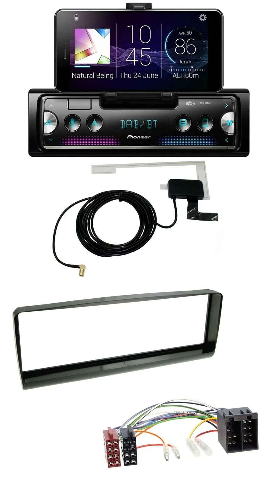 Pioneer DAB Bluetooth MP3 USB Autoradio für Alfa Romeo 156 (1997-2001)