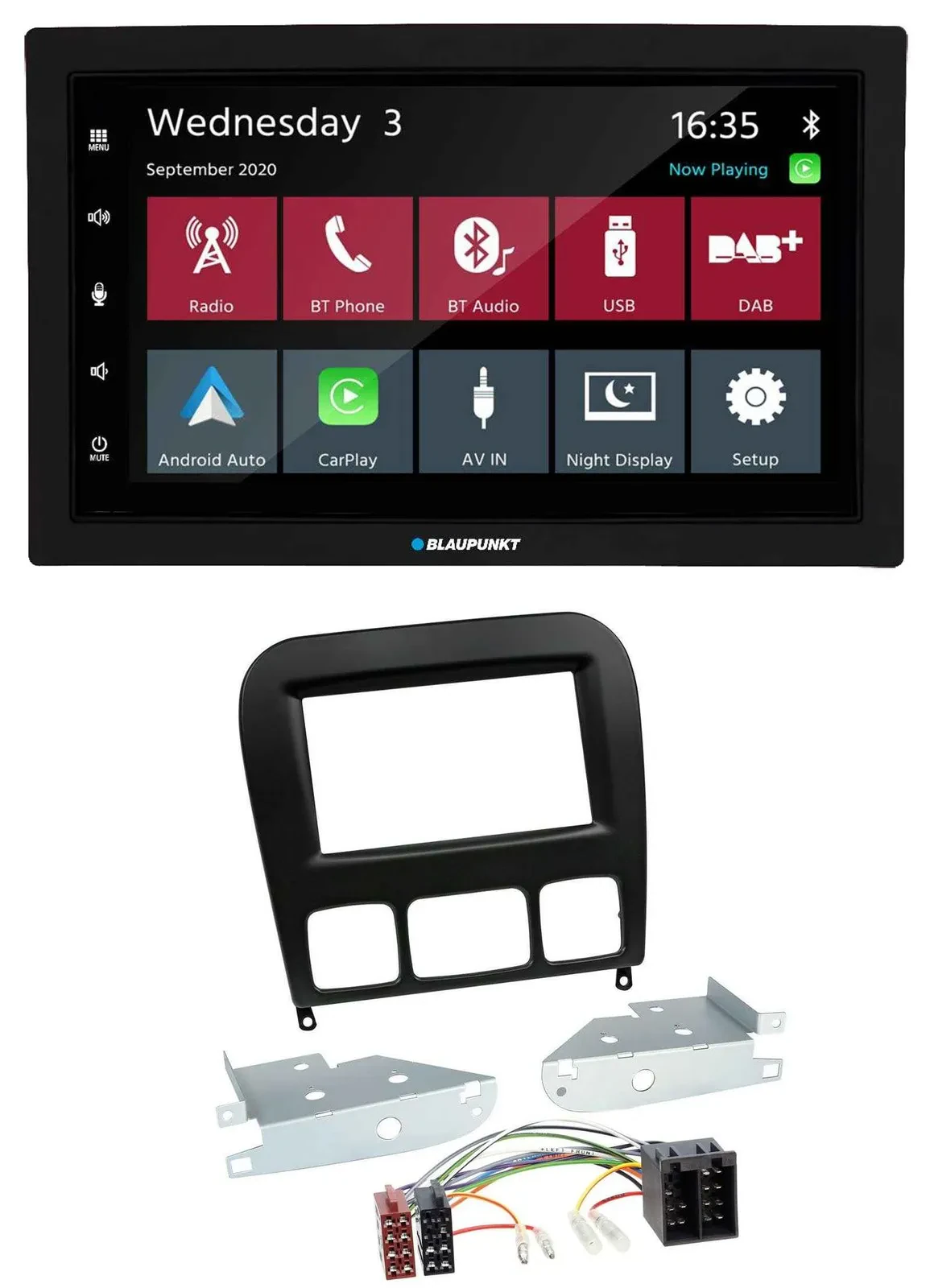 Blaupunkt DAB Bluetooth USB MP3 2DIN Autoradio für Mercedes S-Klasse 1998-2005 s