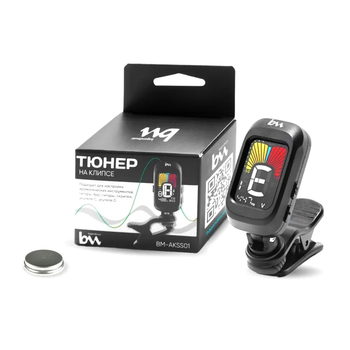 Тюнер-клипса bagandmusic AKSS01 Black