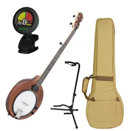 Gold Tone EB-5 Electric Banjo w/ Gig Bag, Tuner, and Stand
