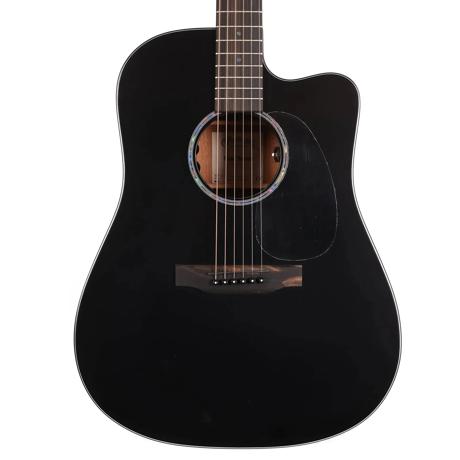 Martin Road Series DC-10E Modern Acoustic-Electric Black