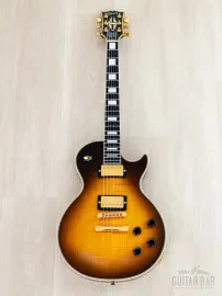 Электрогитара Gibson Les Paul Custom HH Vintage Sunburst w/case USA 1990