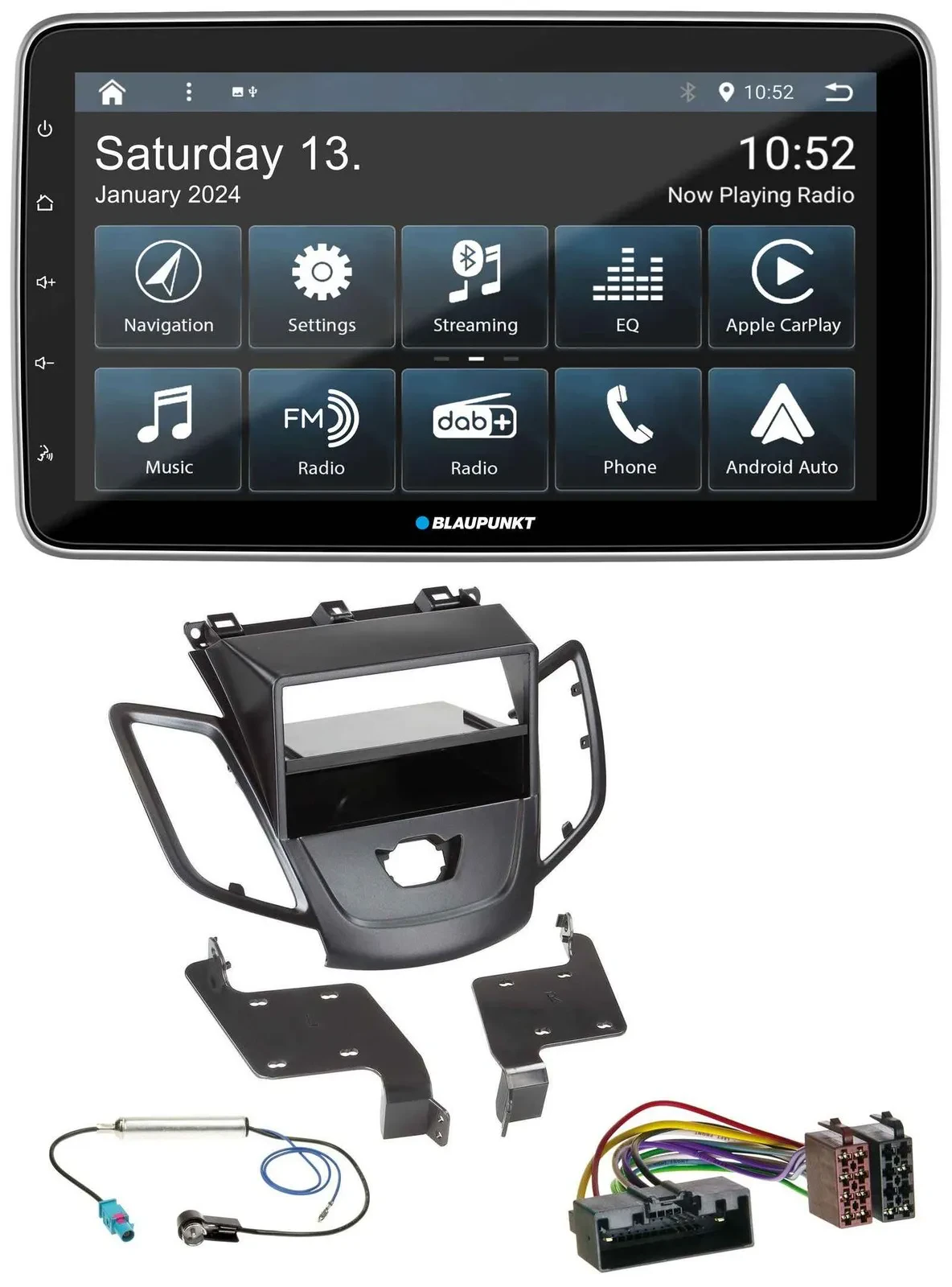 Blaupunkt USB DAB SD MP3 Bluetooth Autoradio für Ford Fiesta 10-17 JA8 ohne Disp