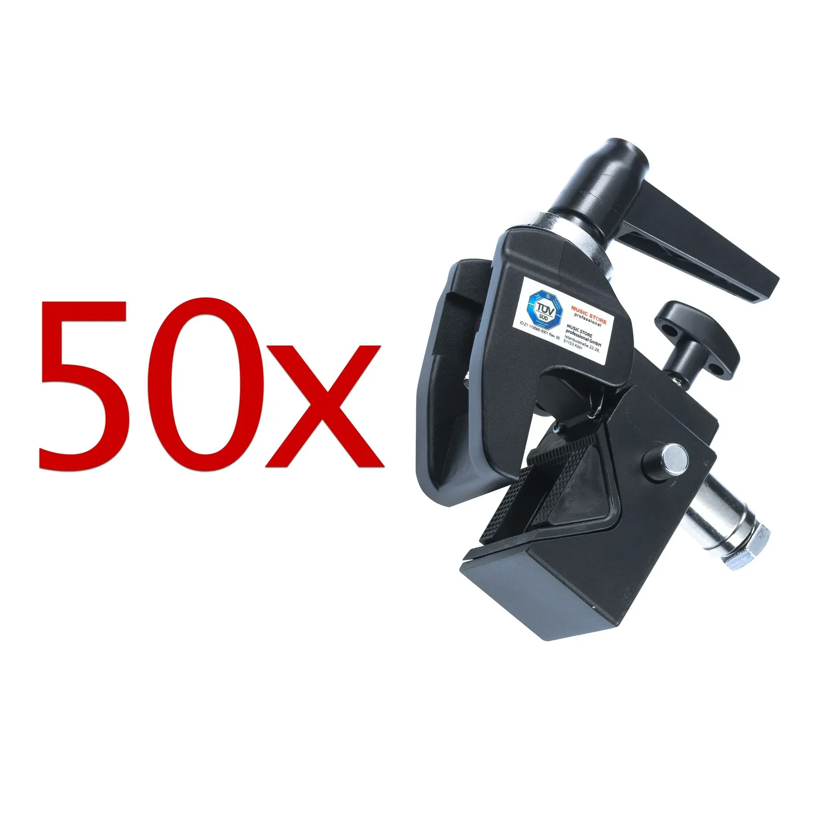 LightmaXX Super Clamp ST-519B, 50x Half Coupler Set, 30-51mm, Belastbarkeit 50kg