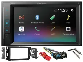 2007-2013 Chevy Silverado Pioneer Double DIN Bluetooth Car Stereo Upgrade |241ex