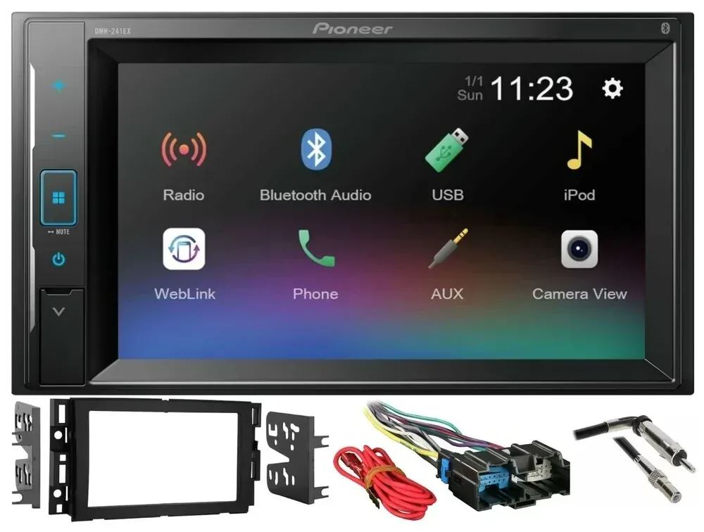 Автомагнитола для Chevrolet Silverado (2007–2013) Pioneer Double DIN, Bluetooth