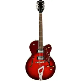 Электрогитара полуакустическая Gretsch G2420 Streamliner Hollow Chromatic II Claret Burst