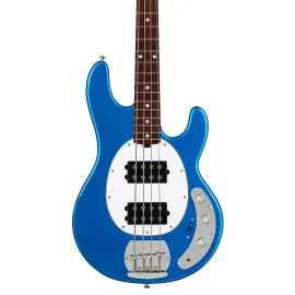 Sterling SUB Series StingRay RAY4 HH Electric Bass Guitar - Toluca Lake Blue