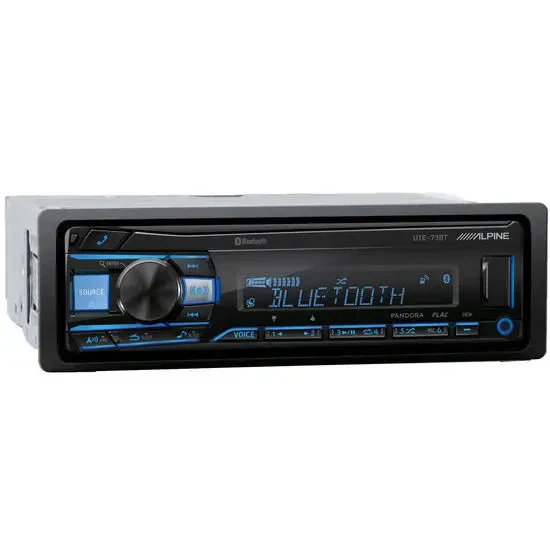 Автомагнитола Alpine UTE-73BT 1-DIN Bluetooth, USB, MP3