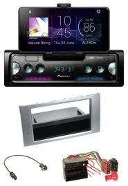 Автомагнитола Pioneer USB MP3 Bluetooth DAB для Ford Kuga/Fusion/Transit (2005–2012), серебристая