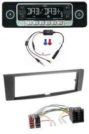 Dietz MP3 DAB Bluetooth USB Autoradio für Renault Laguna II (2005-2008)