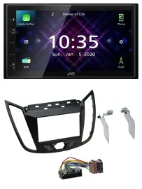 JVC DAB 2DIN MP3 Bluetooth USB Autoradio für Ford Kuga (DM2, ab 2013)