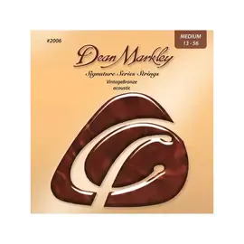 Струны для акустической гитары Dean Markley 2006 13-58, бронза