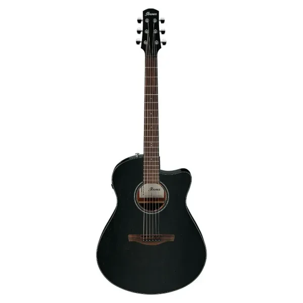 Ibanez AAM340CE 6 String Rustic Black High Gloss Acoustic Electric Guitar