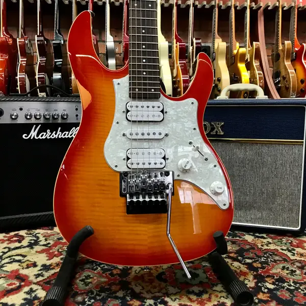 Электрогитара FGN Fujigen J-Standart Odyssey Fire Burst HSH Japan 2020s