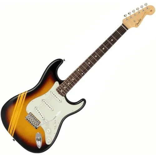 Электрогитара Fender Japan 2025 Collection 60s Stratocaster 3-Color Sunburst Aged Natural с чехлом