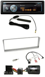 Pioneer CD USB Bluetooth DAB Lenkrad Autoradio für Alfa Romeo 156 2002-2003 silb