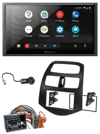 Автомагнитола для Chevrolet Spark (с 2013) Pioneer 2 DIN, DAB, USB, MP3, Bluetooth