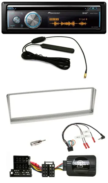Pioneer CD USB Bluetooth DAB Lenkrad Autoradio für Alfa Romeo 156 2002-2003 silb