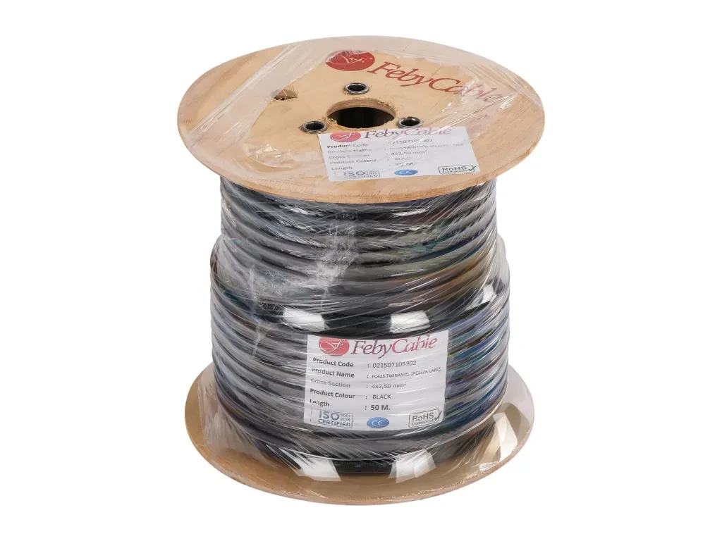 Кабель в бухте Feby Cable FC425BK-50 Black 50 м