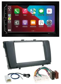 ESX 2DIN DAB USB MP3 Bluetooth Autoradio für Toyota Avensis 2009-2015