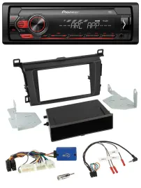 Автомагнитола Pioneer 1DIN DAB USB MP3 для Toyota RAV4 (с 2013) с поддержкой кнопок на руле