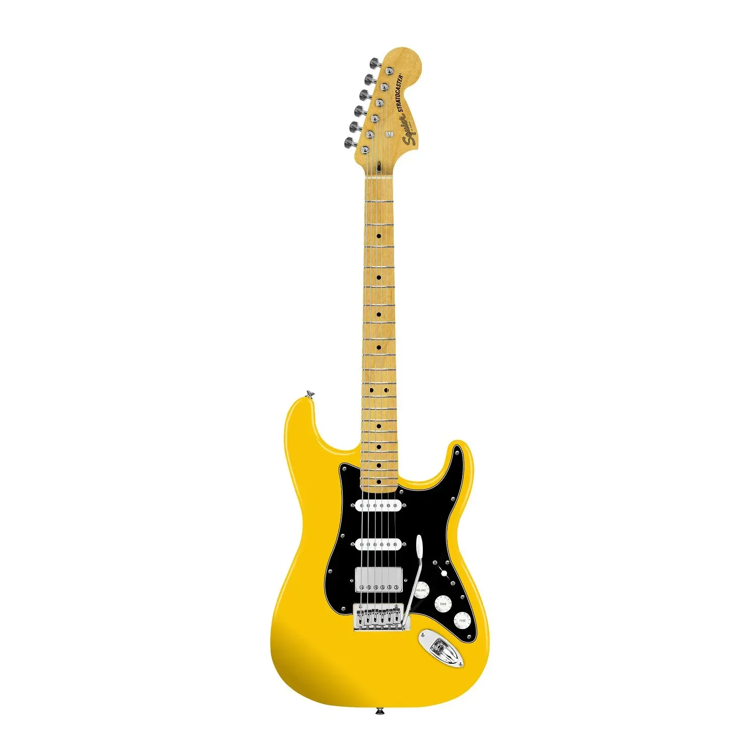 Электрогитара Squier by Fender Affinity Stratocaster HSS FSR 6-String жёлтый (Graffiti Yellow)