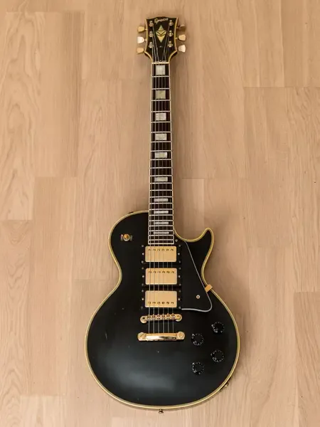 Электрогитара Greco EGC57-60 Custom HHH Ebony w/gigbag Japan 1984