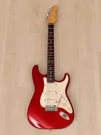 Электрогитара Fender Stratocaster Plus SSS Candy Apple Red w/case USA 1996