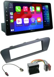 Pioneer Bluetooth DAB MP3 USB Autoradio für Renault Scenic (ab 12) - grau
