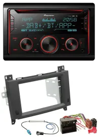 Pioneer 2DIN DAB MP3 Bluetooth USB CD Autoradio für Mercedes Vito Viano 06-14 Ru