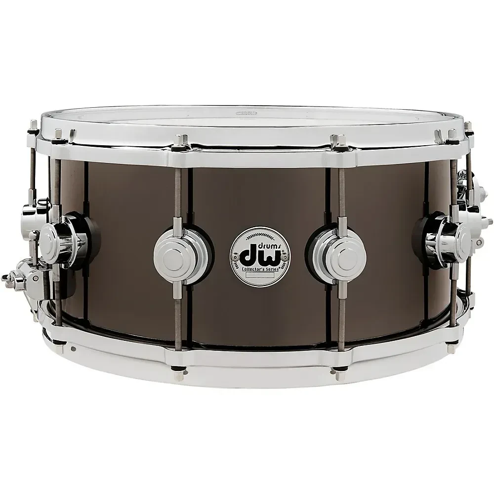 Малый барабан DW Collector's Brass 14x6.5 Black Nickel Over Brass