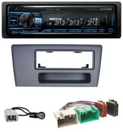 Alpine USB Bluetooth DAB MP3 Autoradio für Volvo S60 S70 C70 V70 00-03 dunkelgra