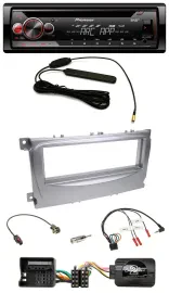 Pioneer CD USB Lenkrad DAB MP3 Autoradio für Ford S-Max Mondeo 2007-2014 silber