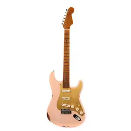 Электрогитара Fender Custom Shop Roasted 1956 Stratocaster Relic Faded Aged Shell Pink
