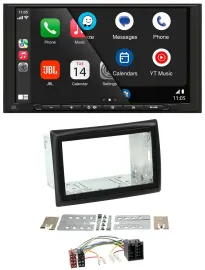 JBL USB 2DIN MP3 Bluetooth AUX Autoradio für Renault Megane 2002-2008