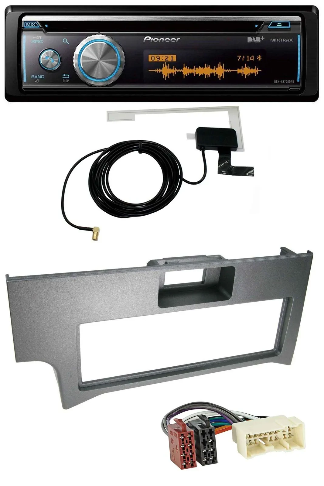 Pioneer Bluetooth DAB MP3 USB CD Autoradio für Nissan Primera P11-144 Facelift 1