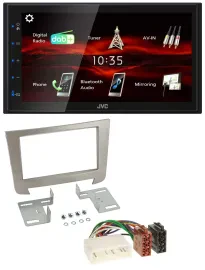 JVC USB Bluetooth MP3 DAB 2DIN Autoradio für SSangYong Rexton ab 2013