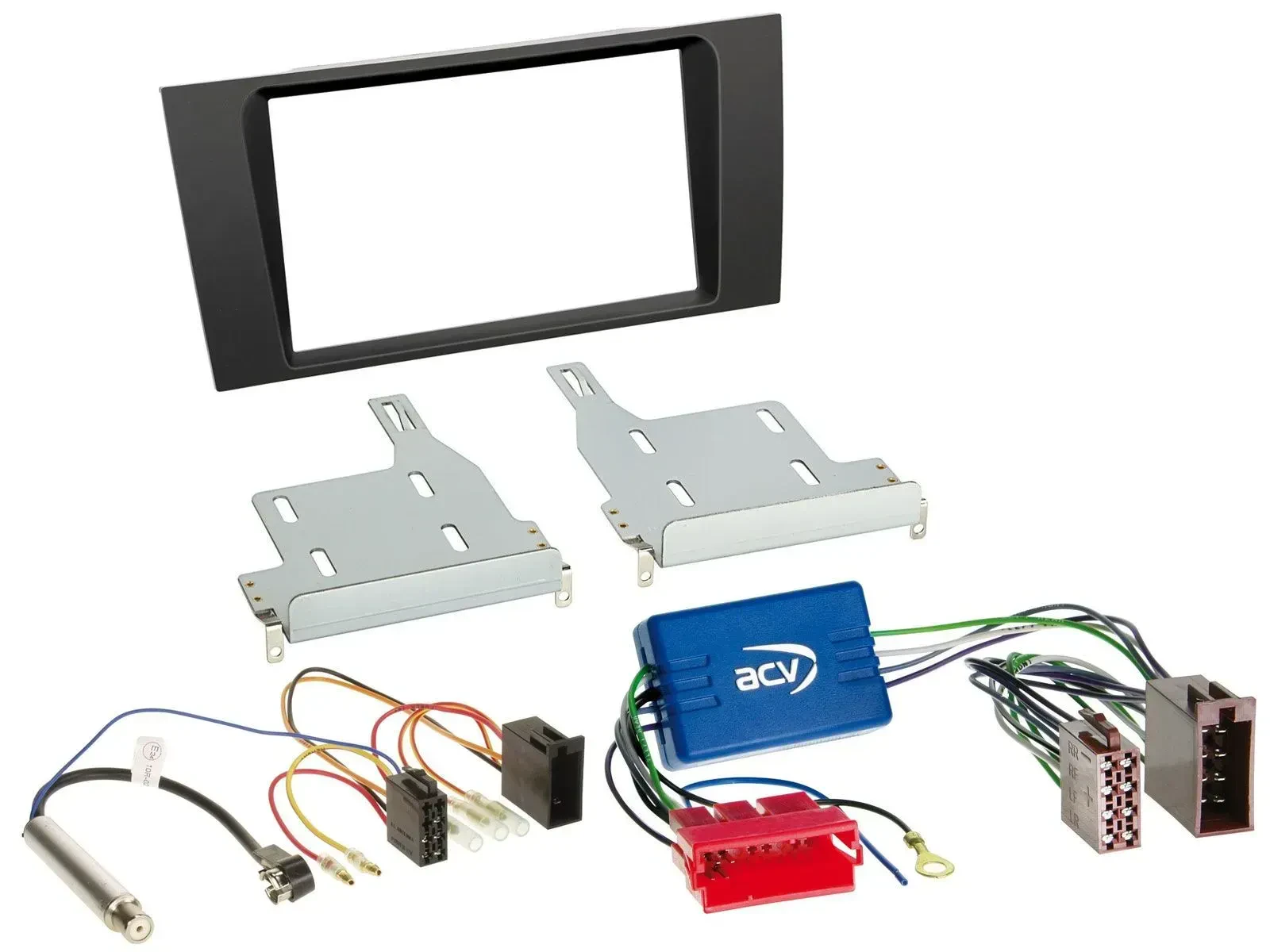Einbauset Doppel DIN Autoradio für Audi A4 99-01 B5 Symphony Aktivsystem