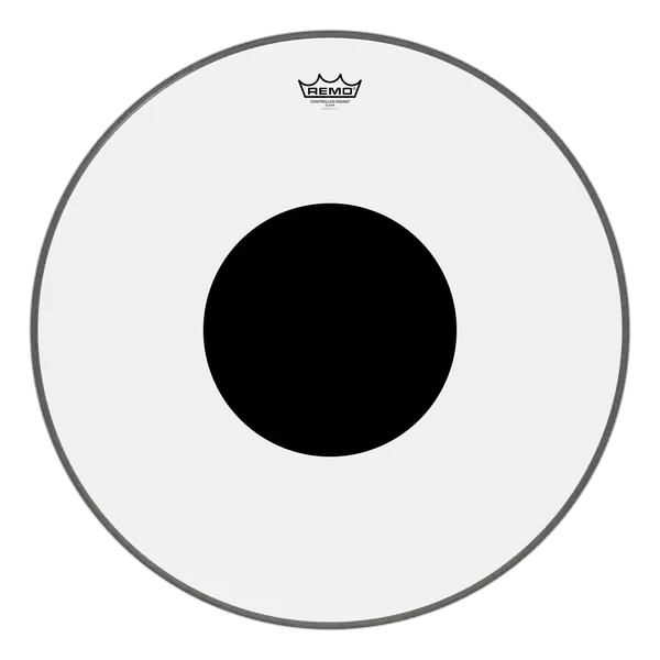 Пластик для барабана Remo 24" Controlled Sound Clear Black Dot